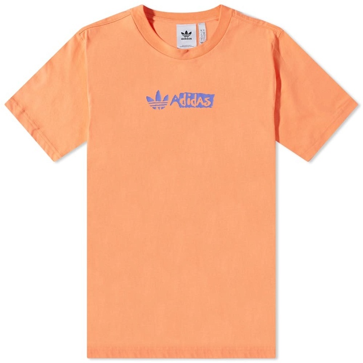 Photo: Adidas Men's Summer Skate Victory T-Shirt in Coral