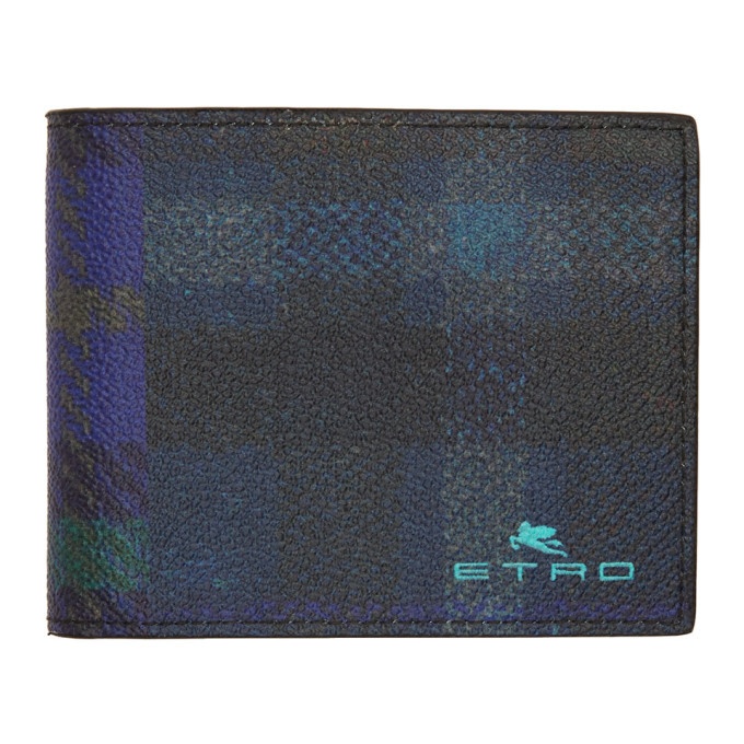 Photo: Etro Blue Paisley Classic Wallet