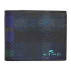 Etro Blue Paisley Classic Wallet