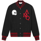 Alexander McQueen Skull AMQ Varsity Jacket
