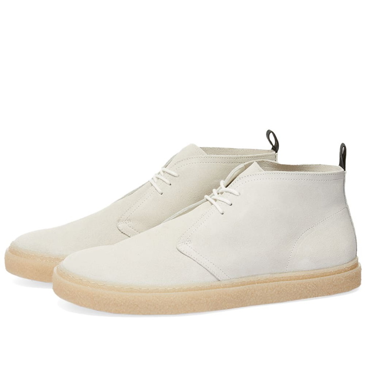 Photo: Fred Perry Men's Hawley Suede Boot in White