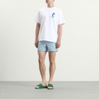 Casablanca Men's Printed Swim Shorts in Green