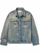 Acne Studios - Destroyed Distressed Denim Jacket - Blue