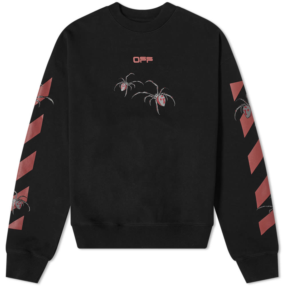 Off-White Arachno Arrow Crew Sweat Off-White