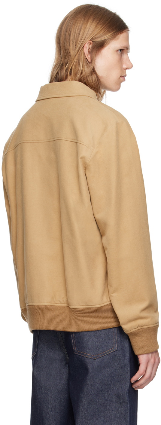 A.P.C. Tan Gilles Bomber Jacket A.P.C.