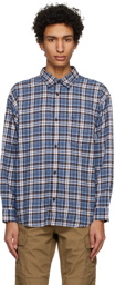 Carhartt Work In Progress Blue Yuma Check Shirt