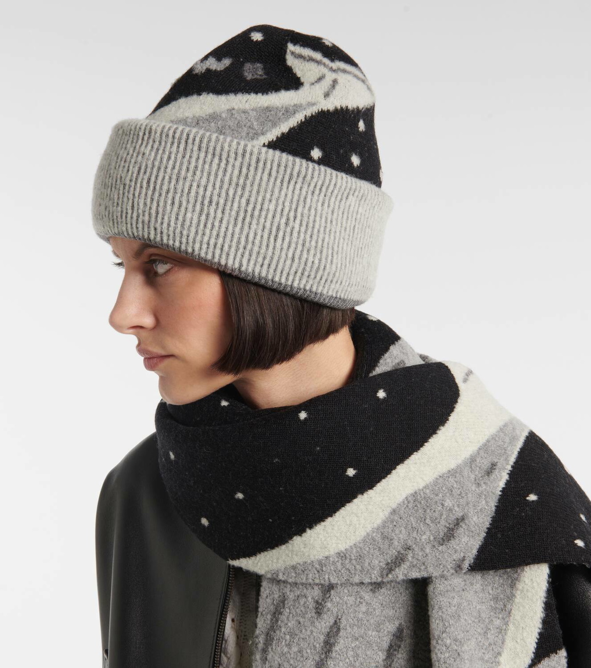 Loewe x Suna Fujita Whale wool-blend beanie