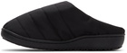 SUBU Black Quilted Nannen Slippers