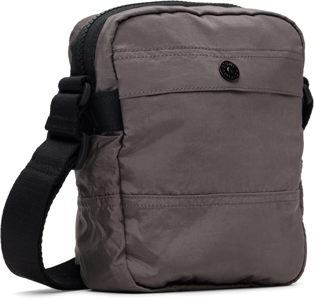 Stone Island Taupe 9200015 Coated Nylon Metal ECONYL Bag