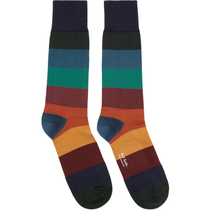 Photo: Paul Smith Multicolor Ian Stripe Socks