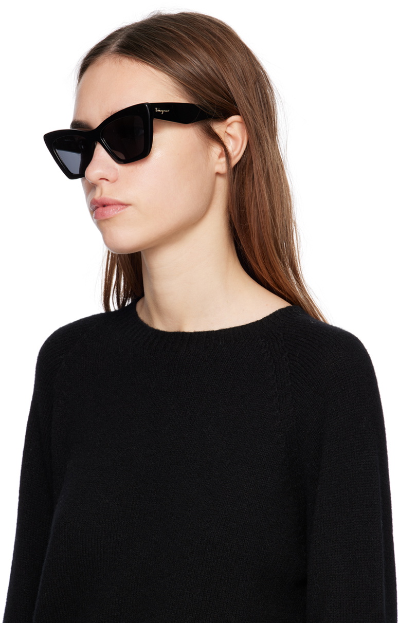 NEW Salvatore Ferragamo Black Cat-Eye Sunglasses 610gMBSkGoL._AC_SY350_QL65_.jpg main image 2