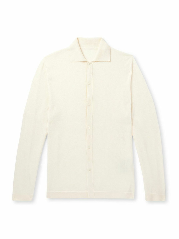 Photo: Stòffa - Wool and Silk-Blend Cardigan - Neutrals