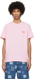 A.P.C. Pink Raymond T-Shirt