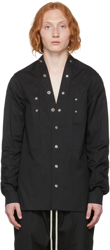 Photo: Rick Owens Black Fogpocket Shirt