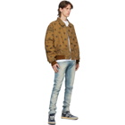 Rhude Tan Bandana Bomber Jacket