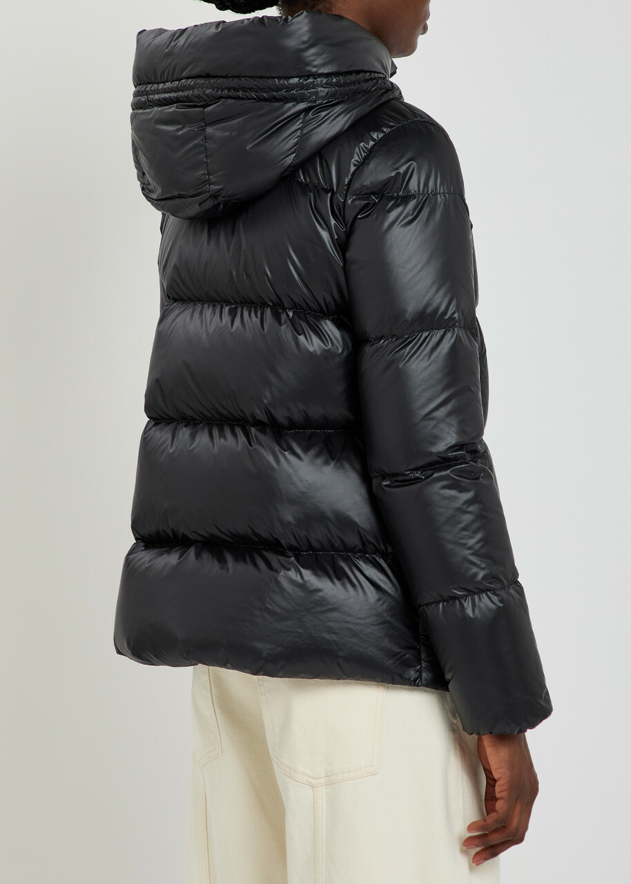 Moncler Serittes Hooded Shell Jacket Black