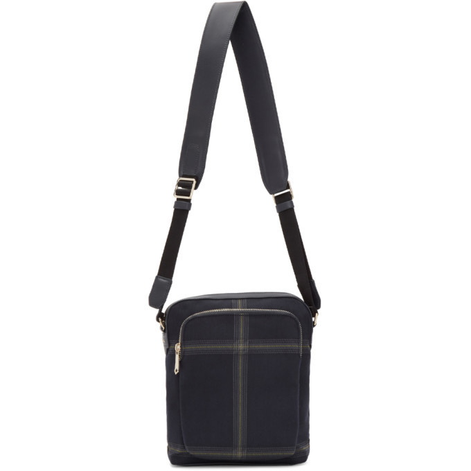 Photo: Paul Smith Navy Check Crossbody Bag