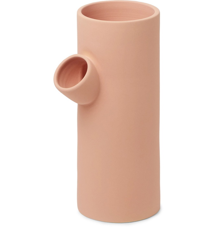 Photo: Pieces - Hydrangea Ceramic Vase - Orange