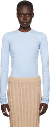 Julie Kegels SSENSE Exclusive Blue Jinny Long Sleeve T-shirt