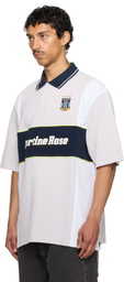 Martine Rose SSENSE Exclusive Gray & Navy Oversized Panelled Polo
