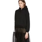 Chika Kisada Black Tulle Hoodie Dress