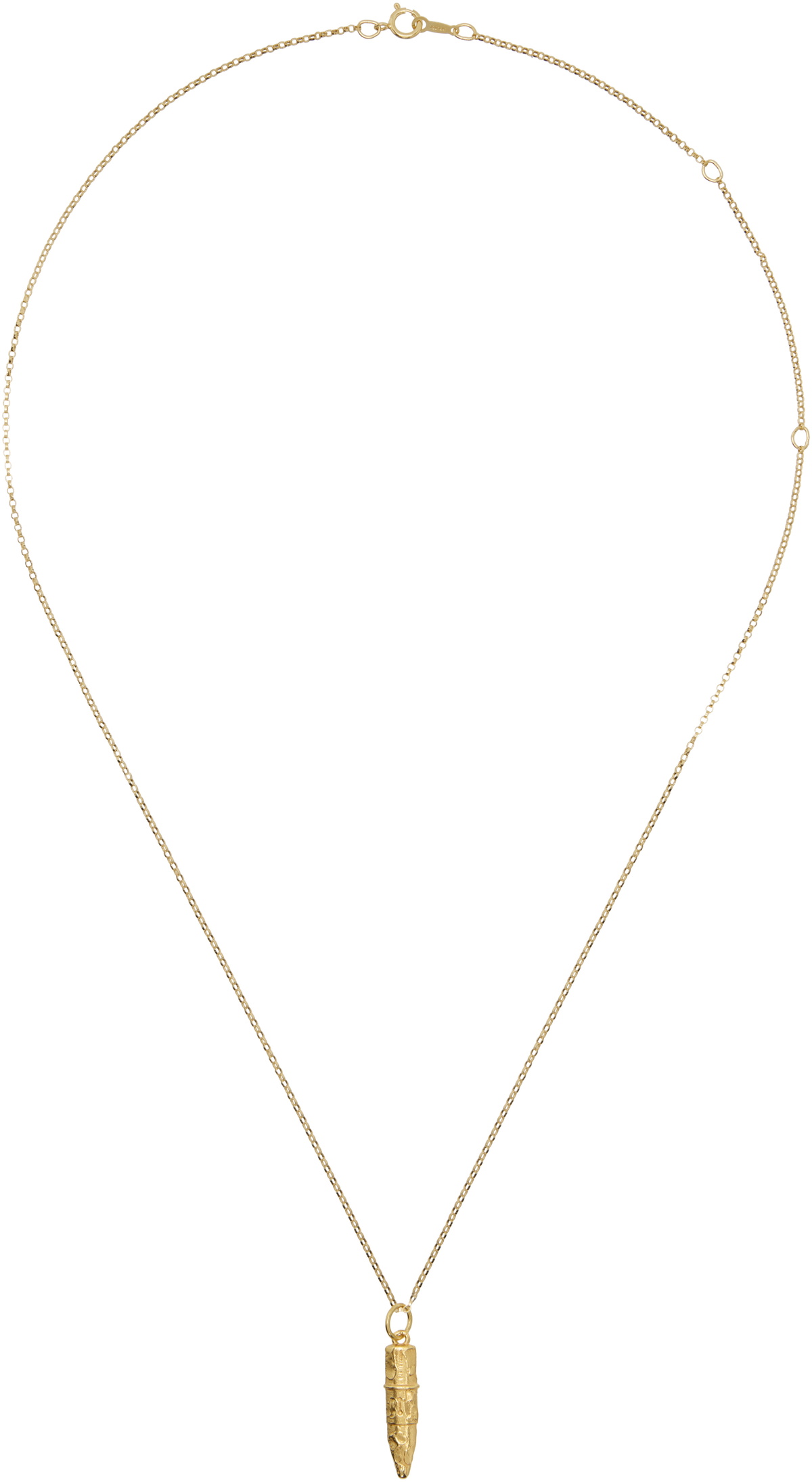 Alighieri Gold 'The Mini Annotator' Necklace