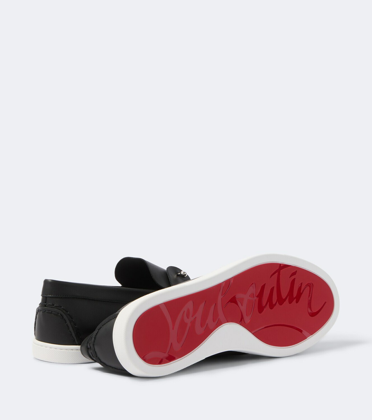 Christian Louboutin Chambeliboat leather slip-on shoes