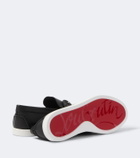 Christian Louboutin Chambeliboat leather slip-on shoes