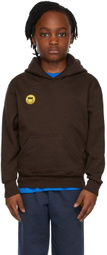 OOOF Kids Brown Smiley Hoodie