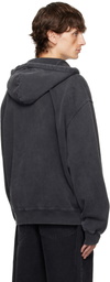 Axel Arigato Gray Link Zip-Up Hoodie
