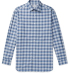 Charvet - Checked Cotton Shirt - Blue