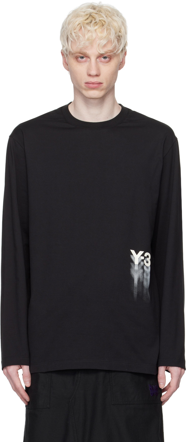 Y-3 REGULAR SHORT SLEEVE T-SHIRT / BLACK (WOMEN)