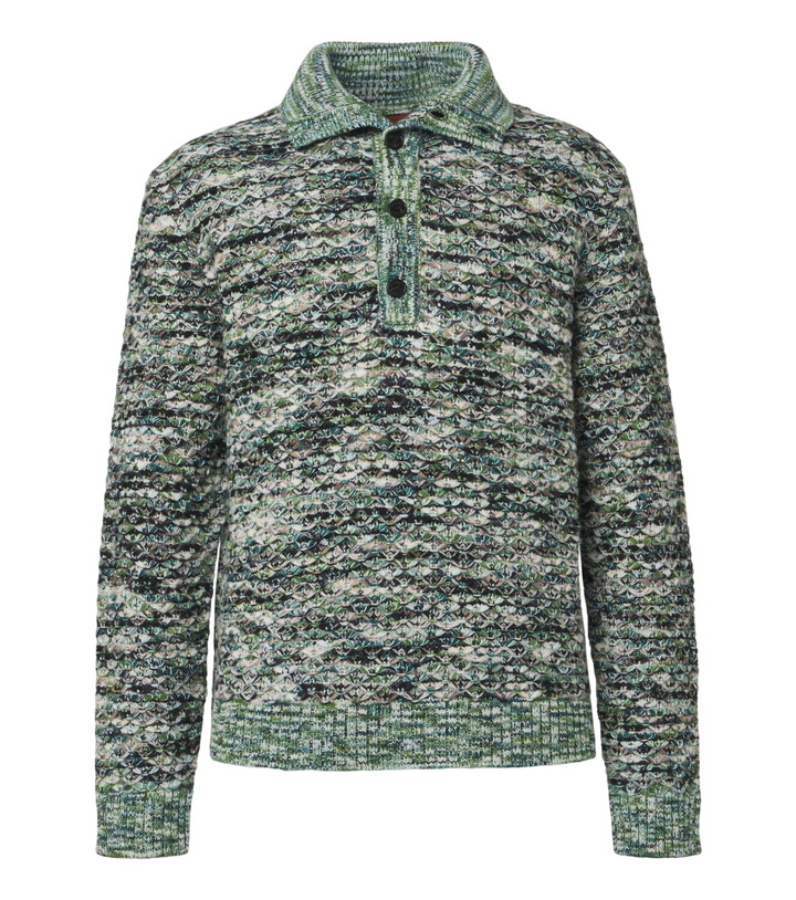Photo: Missoni Wool-blend polo sweater