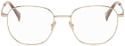 RAEN Gold Teller Square Glasses