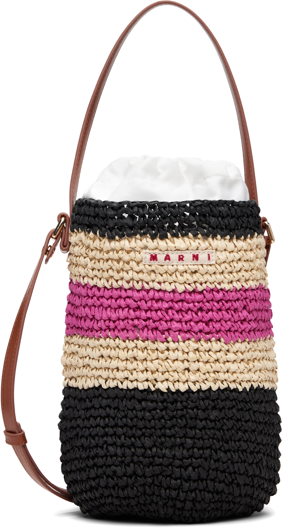 Marni Kids Black & Beige Tea Bag