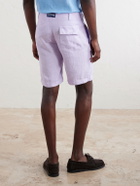 Vilebrequin - Straight-Leg Garment-Dyed Linen Shorts - Pink
