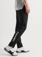 Nike Training - Slim-Fit Tapered Logo-Print Dri-FIT Sweatpants - Black