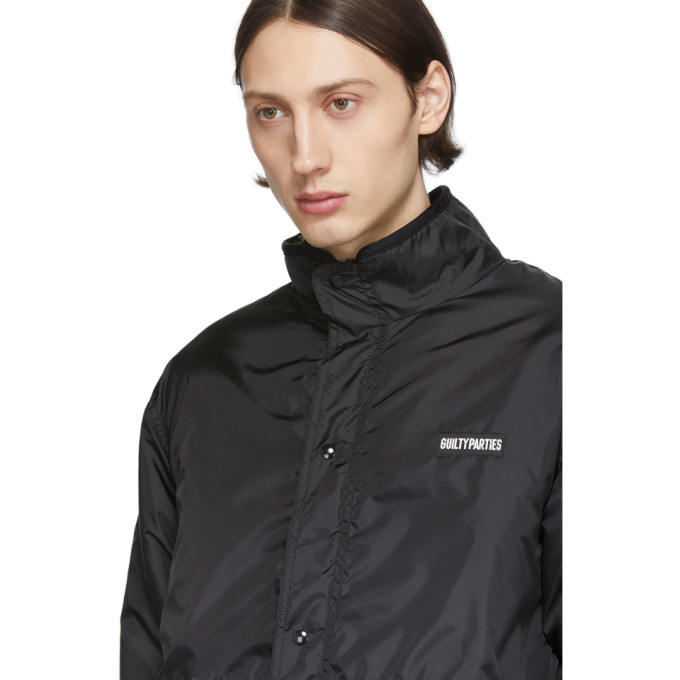 Wacko Maria Reversible Black Boa Fleece Jacket