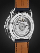 Hermès Timepieces - Arceau Grande Lune Automatic Moon-Phase 43mm Steel and Leather Watch, Ref. No. W055912WW00