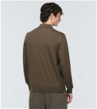 Giorgio Armani Virgin wool polo sweater
