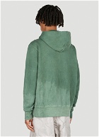 NOTSONORMAL - Splashed Hooded Sweatshirt in Green