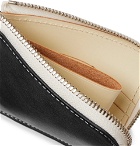 Hender Scheme - Colour-Block Leather Zip-Around Wallet - Black