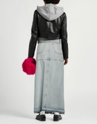 Re/done Womens Denim skirt in Blue