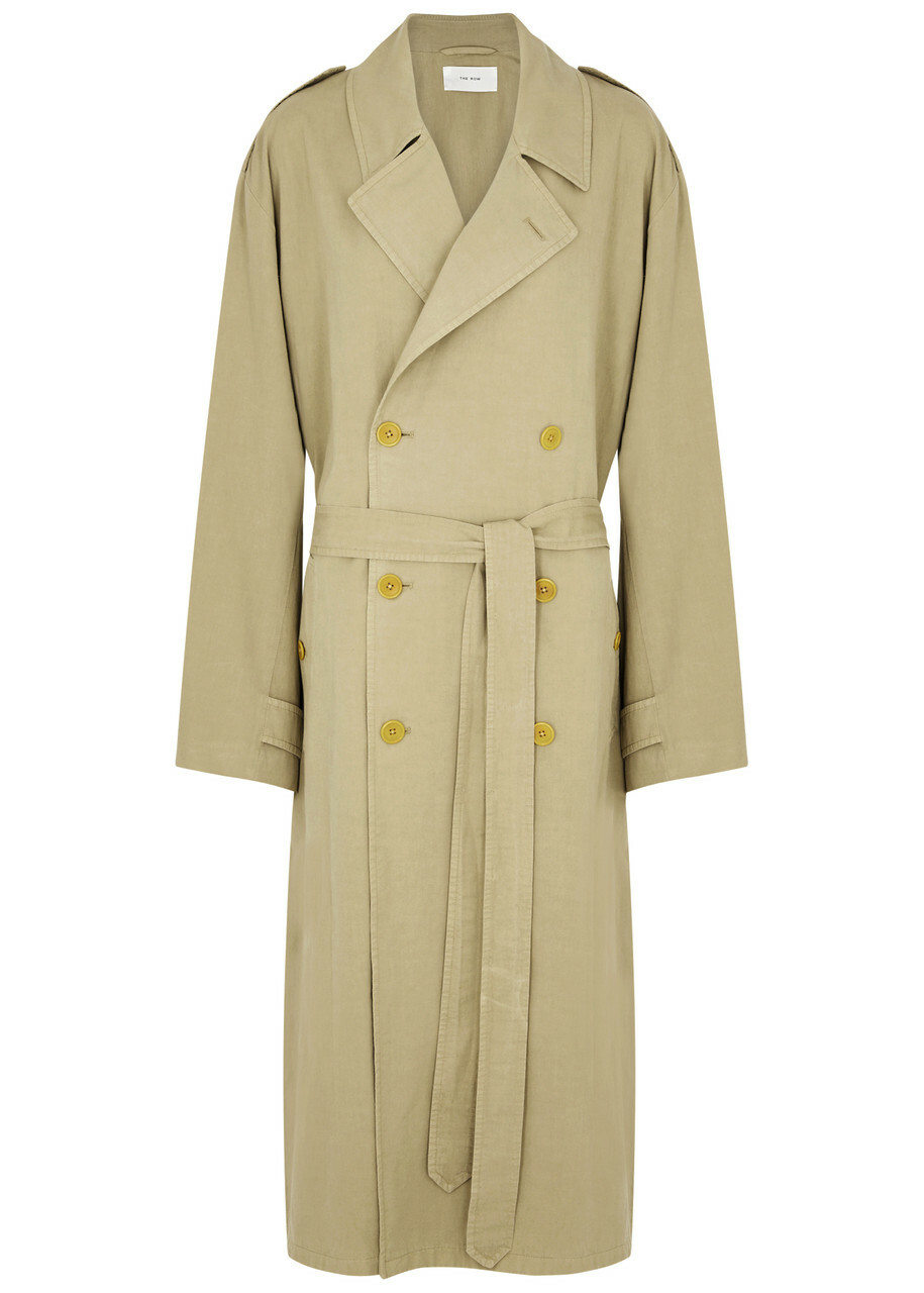 The Row Montrose Cotton-blend Trench Coat Beige The Row