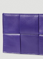 Intreccio Card Holder in Purple