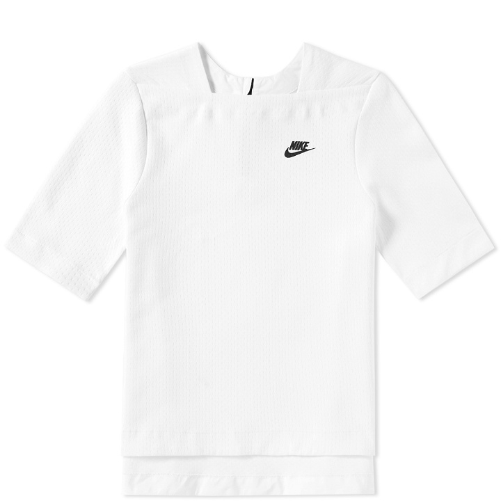 Photo: Nike W Short Sleeve Tech Fleece Crew