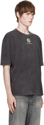 Acne Studios Gray Logo T-shirt
