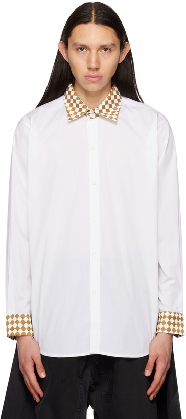 Photo: Connor McKnight White Chess Shirt