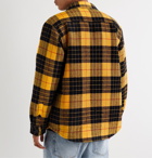 Noon Goons - Checked Flannel Overshirt - Yellow