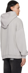 Ksubi Gray Blasted Hoodie